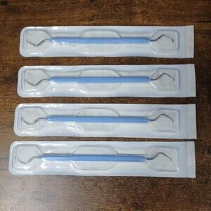 Lot of 4 Travenol Disposable Dental Scalers / Curettes, Gracey 7/8, Travel